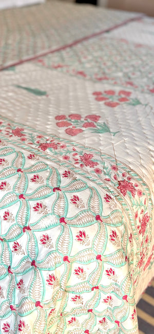 Block Printed Cotton Quilts
