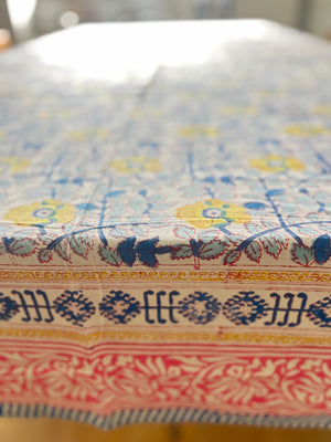 Block printed tablecloths Amber bazaar 180x300