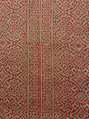 Block Printed Tablecloths Pink Sanskrit