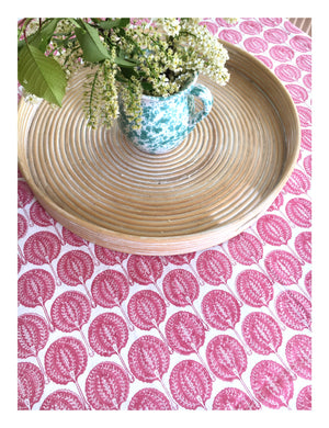Pomegranate Design, Block Printed, Tablecloths