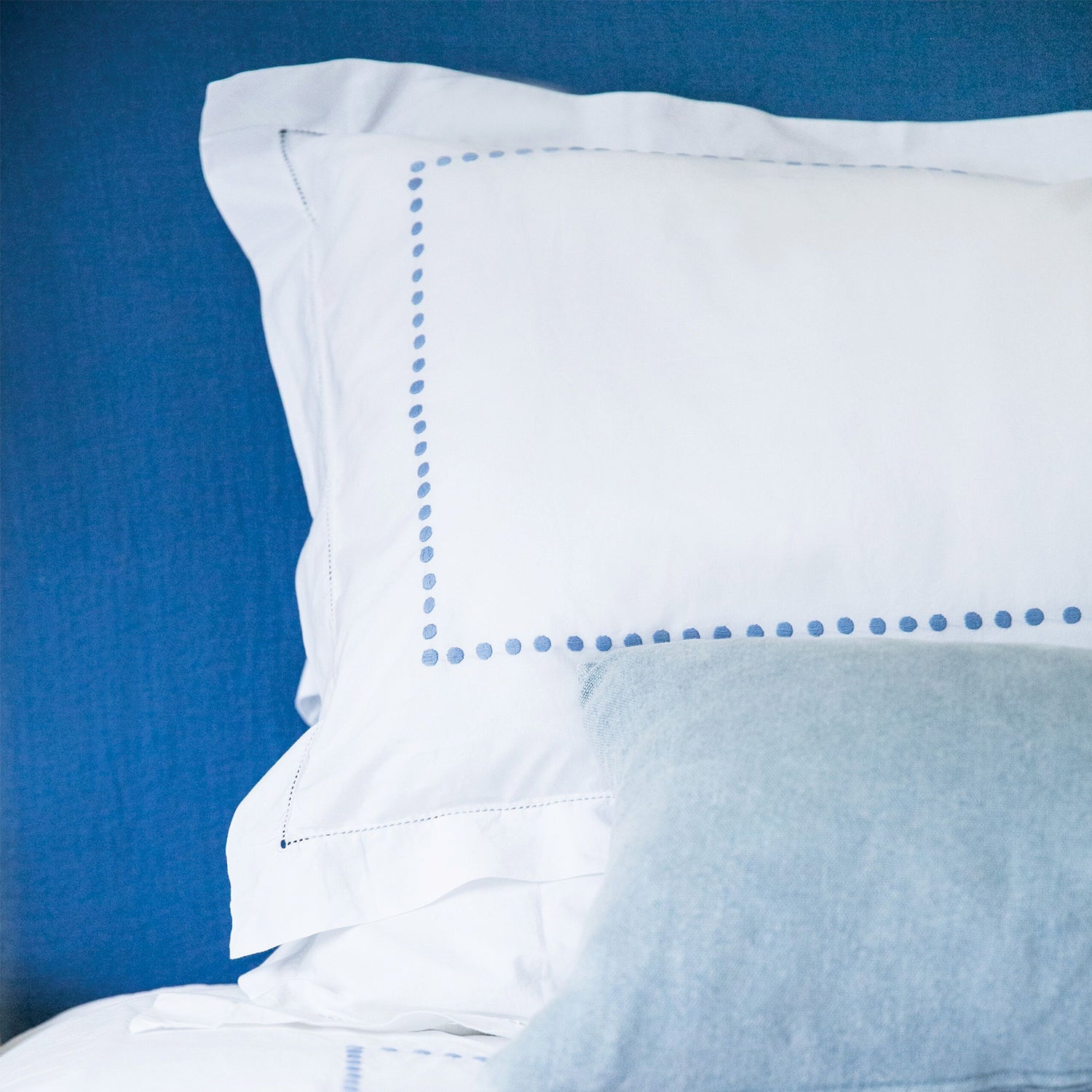 Dot Embroidered Bed Linen