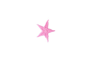 Pink Star Motif, Hand Embroidered Cotton Bed Linen