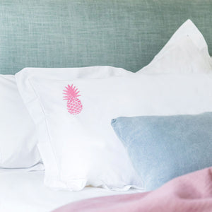 Pineapple Embroidered Bed Linen